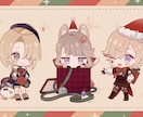 1枚絵、SDイラストなど制作します かわいい系の少年少女のイラストが描けます！ イメージ4