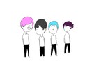 大人数のイラスト描きます ★5人以上のイラストを求めてる方大歓迎！！修正無料 イメージ5