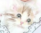 猫ちゃんわんちゃんのイラスト描きます 大切な家族のイラストがほしい方 イメージ1