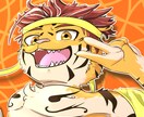 獣人系のSNSアイコンを制作します 男性の筋肉質な獣人が得意です！ イメージ1