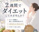 元RIZAPトレーナーが2週間ダイエットを支えます 2週間無理なく続ける食事管理をサポートします イメージ1