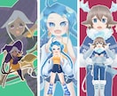 IRIAM配信用立ち絵、キャラデザから制作します リテイク無制限で理想の姿で受肉！ イメージ3