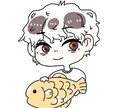 ゆるふわミニキャライラスト描きます 動物から人、人外までいろんなものを描きます イメージ1