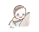 写真そのまま！お子様のほんわか似顔絵描きます アイコン・アルバムに♪可愛い記念の1枚を似顔絵にしませんか？ イメージ4