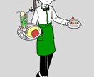 商用利用可◎クールなデフォルメキャラクター描きます 配信やSNSにちょこんと添えて大活躍！ イメージ4