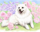 ペット肖像画【犬・猫さん全身】をお描きします 修正無制限で写真以上の存在感。A3額装配送・画像データ提供 イメージ8