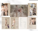 高品質用紙✺結婚式プロフィールブックを作成します 〈完成品をお届け〉PROFILE BOOK 8P イメージ2