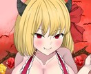 歌ってみた・配信動画等のサムネイルを制作します むちむちボディ×上品な色気で華やかに演出します イメージ2