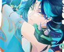 カッコいい・綺麗・耽美なイラスト描きます 歌ってみた、SNSアイコンなどなど作成します イメージ4