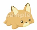 ぬいぐるみ風の獣耳がある動物イラストを描きます SNSアイコンにおすすめです。 イメージ2