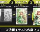 経験と実績多数！最短５日でイラスト制作を行います 動画用イラストやグッズ制作、SNSや広告など活用頂けます！ イメージ3