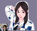 綺麗な似顔絵を描きます お写真を元に似顔絵イラストをお描きします！ イメージ6