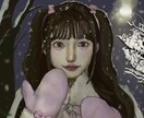 リアルで可愛い女の子のイラストを手描きで作成します 高クオリティ！アイコン、グッズ、サムネ、似顔絵などに！ イメージ3