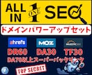 オールインワンSEO！ドメインパワーアップします DR60//DA30/TF30/＆スーパーバックリンク構築！ イメージ1