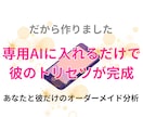 お相手のトリセツ＆LINE文案のヒントお渡しします 彼の性格×LINE×距離感を全て分析｜もう恋愛で迷わなくなる イメージ4