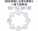 法人向けSNS完全自動運用システムを構築します 1人で何百ものSNSを毎日完全自動運用｜7媒体・OEM対応 イメージ2