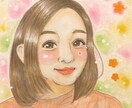 無料占い付き★Happyな似顔絵をお届けします 明るい色合いで♪結婚式/アイコン/大切な人へのプレゼントに◎ イメージ6