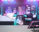 背景イラスト作成します VTuberさんの配信背景やゲーム背景に！レイヤ分け無料！ イメージ2