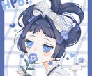 正方形の女性イラストを制作します 風を感じられるような温度感・透明感を大切に制作します イメージ3