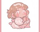 最短即日✎ほんわかしたミニキャライラストを描きます 最短即日！ちょっとしたイラストに！アイコンにぜひ…！✎ イメージ1