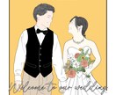 繊細なタッチでお客様の結婚式を彩ります ウェルカムボード/インテリアとしてもご使用いただけます。 イメージ2