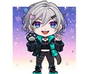 残り4名セール！商用利用できるミニキャラ描きます 基本料金でSNSや配信に使用可！オプションでグッズや販売も！ イメージ8