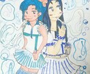 あなたの似顔絵を元にアナログイラストにします 普通の似顔絵イラストでは満足しえない方へ イメージ1