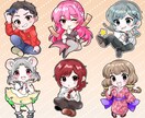 商用OK/即日納品可、全身SDイラスト描きます かわいらしいぷにぷにした子を描くのが好きです イメージ2