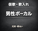 お試し歓迎 原キーで仮歌・歌入れします hiCまで安定対応。メロディ重視で丁寧に歌います イメージ1