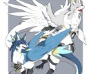 擬獣化イラスト制作します キャラクターをもふもふ擬獣化!ドラゴンも◎! イメージ5