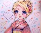 可愛いペットの擬人化イラスト描きます ミニ色紙にご自身のペットを人間化(擬人化)させます！ イメージ4