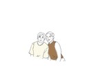 どんな写真もオシャレでシンプルなイラストにします カップル　ご家族　ご友人　結婚式や記念日のギフト用にも！ イメージ6