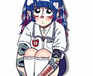TwitterやSNSの可愛いアイコン描きます 独特の絵の描き方であなたのだけの可愛いアイコン描きます イメージ2