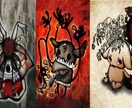 モンスターやクリーチャーのキャラデザインします 可愛いモンスターやグロテスクなクリーチャーまで幅広くデザイン イメージ1