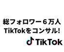 総フォロワー６万人がTikTokをコンサルします なぜ、あなたが伸びてないのかを言語化します。 イメージ1