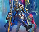 小説の「表紙+挿絵」(全９枚)描きます ★西洋絵画・要素の萌え絵。厚塗り。リアル系★ イメージ10
