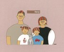貼り絵で似顔絵を作成します 現物納品+jpgスキャンデータプレゼント中♪ イメージ4