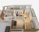 低予算で高品質を実現！内観パース全体図を作成します 全体像を見える化し、安心して仕様を決定へ進めるサポート イメージ4