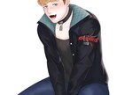 SNS等のアイコン、腰上イラスト描きます かっこいい、かわいい男性をお求めの方へ‼️ イメージ3