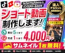 TikTok・リールのショート動画の編集を行います サムネ無料◎法人アカウント運用経験者が対応します！ イメージ1