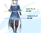 Live2Dモデルの作成お受け致します モデリング、イラスト、配信画面など必要なものが揃います！ イメージ2