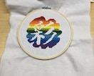 好きなデザインを刺繍します お好きな柄を刺繍します。ワンポイントデザインも可能です。 イメージ2