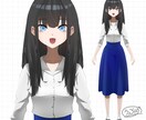 Vライバー配信用立ち絵・イラスト制作します 修正回数無制限！納得の仕上がりにします！ イメージ8