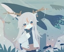主線なしイラスト制作します 柔らかい絵本のような線画のないイラスト✧アイコンや動画にも！ イメージ1