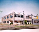 手描きで建築、インテリアパースを制作します 〜イメージパースを手描きで仕上げます〜 イメージ2