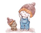 温かい、可愛いイラストをお描きします ほっこり温かい気持ちなれる絵をお届けします イメージ6