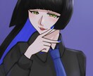 SNS用アイコン描きます クールビューティな雰囲気が好きな方におすすめ✨ イメージ3