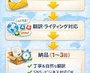 日本語⇔多言語の翻訳・ライティングをします SNS・サイト・メニューを自然な多言語に翻訳します イメージ2
