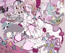 サムネイル等！ポップなイラスト制作します 用途に合わせて丁寧対応！グッズ・配信・Webで使えるイラスト イメージ1