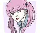ヘンテコポップなアイコン描きます 低価格、何度でも修正いたします！ イメージ1
